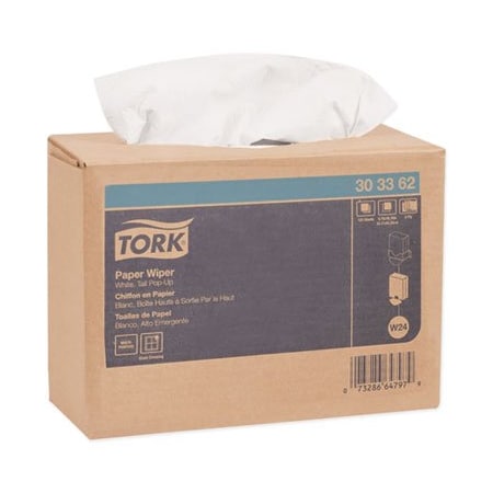 Tork Tork, MULTIPURPOSE PAPER WIPER, 9.75 X 16.75, WHITE, 8PK 303362